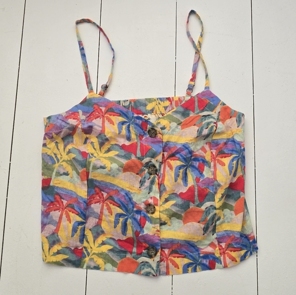 New Marine Layer Celeste Cami Palm Scene XS - Picture 2 of 6